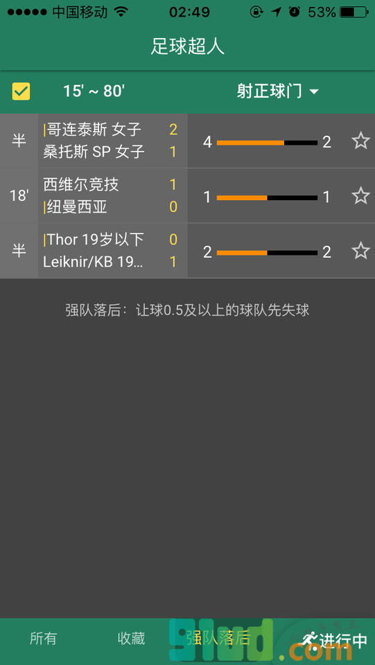 足球超人App小程序截图