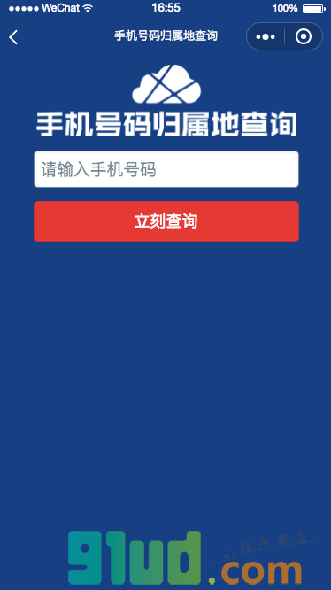 手机IP查询小程序截图