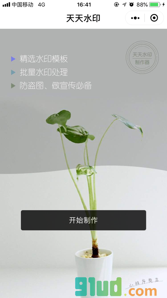 天天水印小程序截图