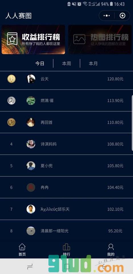 人人赛图小程序截图
