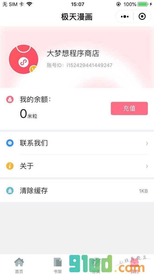 极天漫画小程序截图