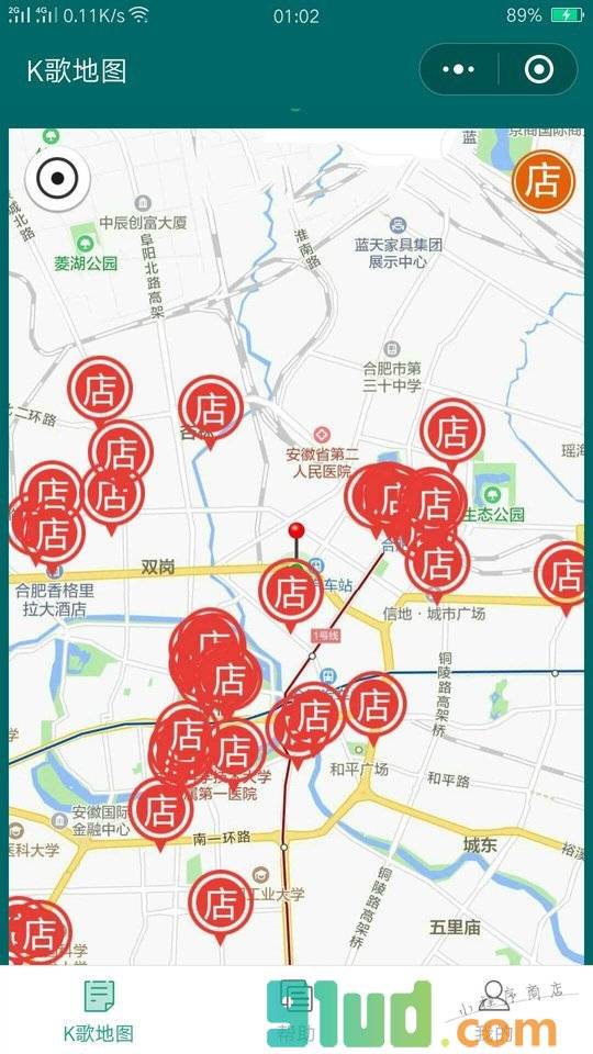 K歌地图小程序截图