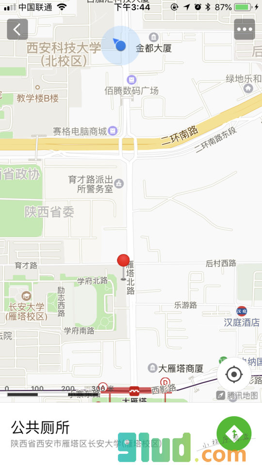 西安找厕所小程序截图