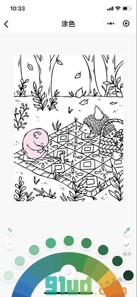 填色绘本小程序截图