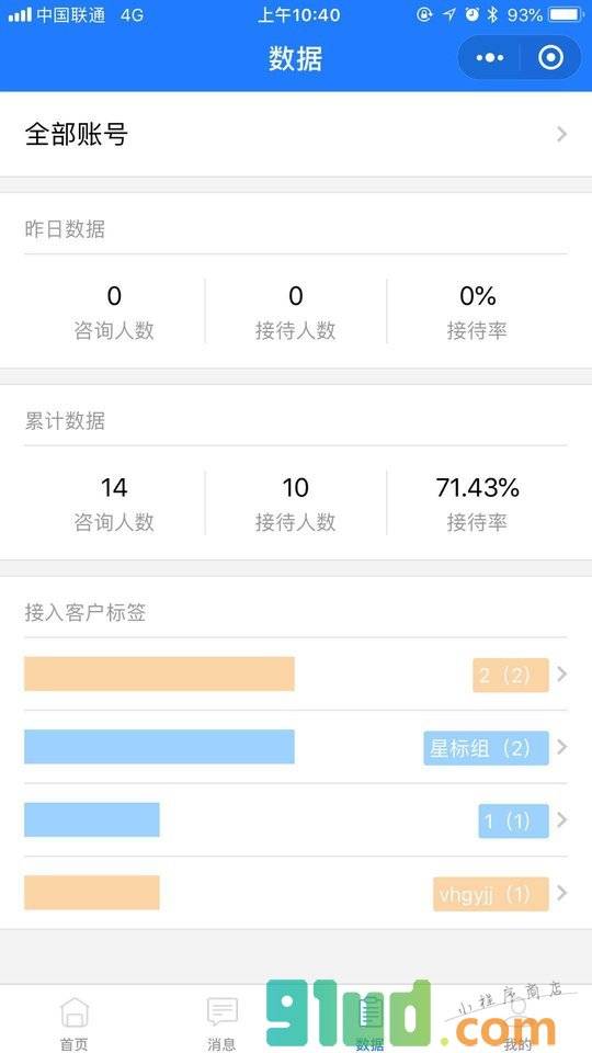 Hi客服小程序截图