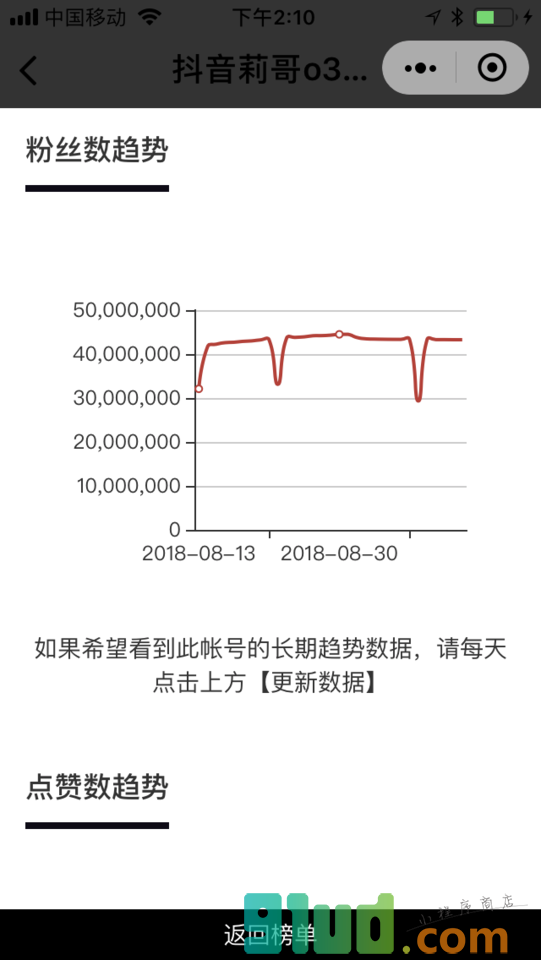TooBigData小程序截图
